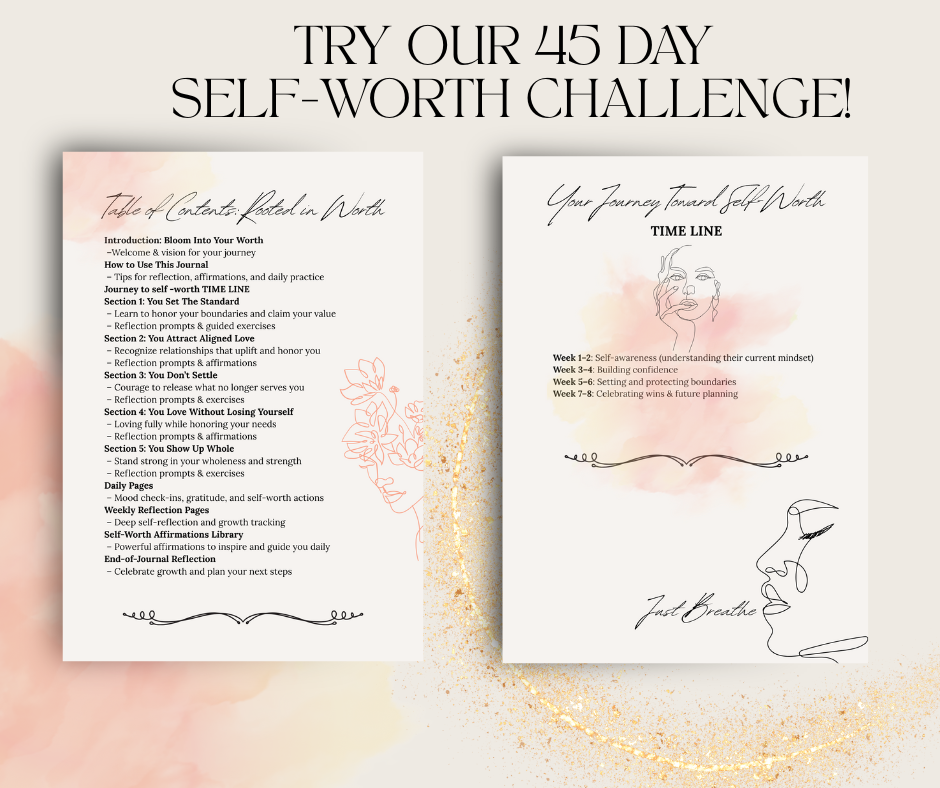 Self-Worth Journal: Know your Worth