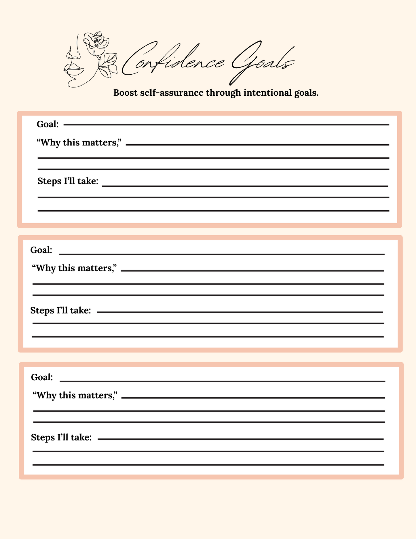 Self-Worth Workbook
